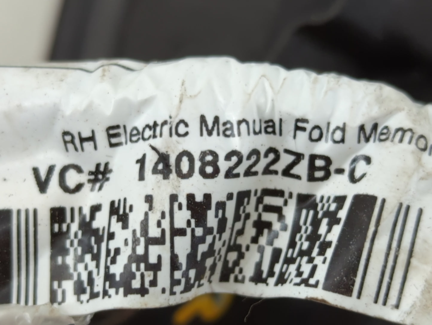 2008-2014 Cadillac Cts Side Mirror Replacement Passenger Right View Door Mirror P/N:1408222ZB Fits OEM Used Auto Parts