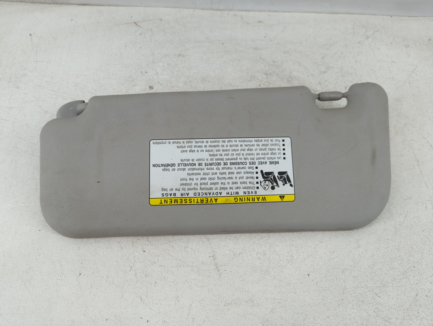 2009-2013 Toyota Corolla Sun Visor Shade Replacement Passenger Right Mirror Fits Fits 2009 2010 2011 2012 2013 OEM Used Auto Parts