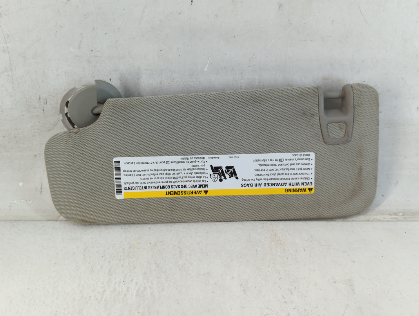 2014-2020 Chevrolet Impala Sun Visor Shade Replacement Passenger Right Mirror Fits Fits 2014 2015 2016 2017 2018 2019 2020 OEM Used Auto Parts