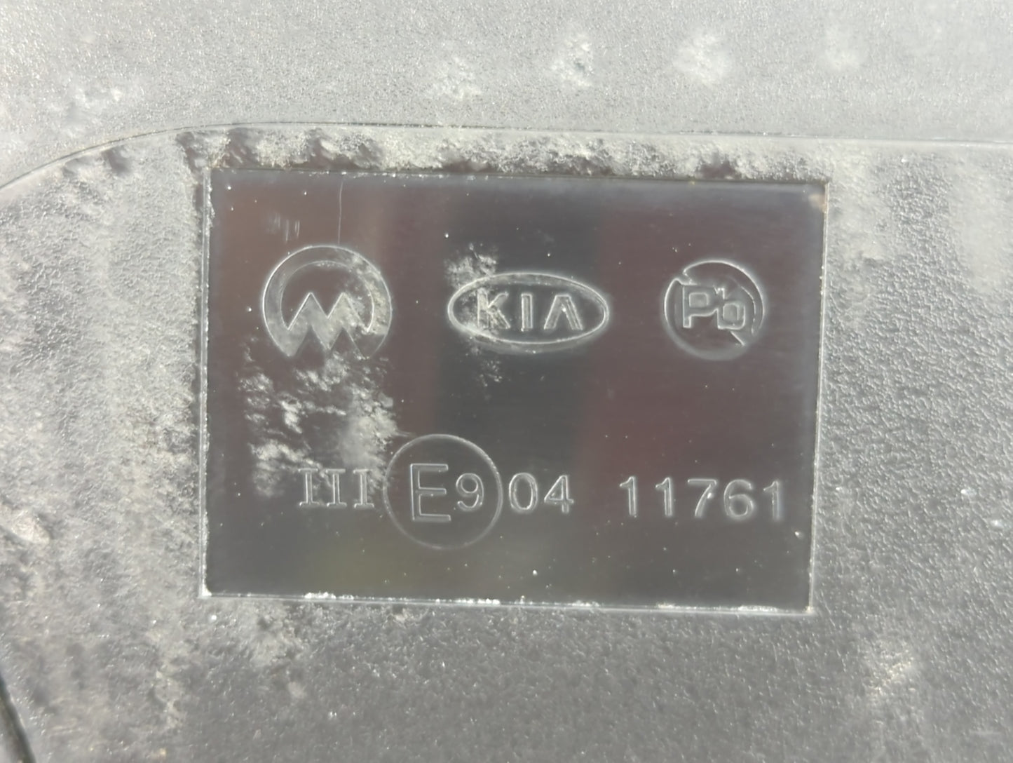 2019-2022 Kia Forte Side Mirror Replacement Passenger Right View Door Mirror P/N:IIIE904 11761 Fits Fits 2019 2020 2021 2022 OEM Used Auto Parts