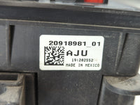 2013 Chevrolet Malibu Fusebox Fuse Box Panel Relay Module P/N:20918981 Fits OEM Used Auto Parts