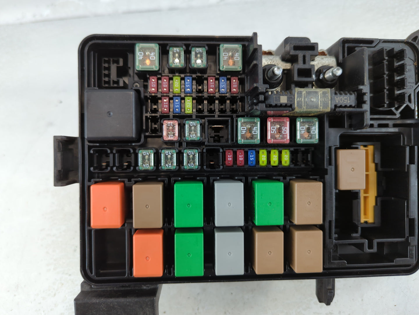 2018-2019 Kia Rio Fusebox Fuse Box Panel Relay Module P/N:91205 H9320 Fits Fits 2018 2019 OEM Used Auto Parts - Oemusedautoparts1.com