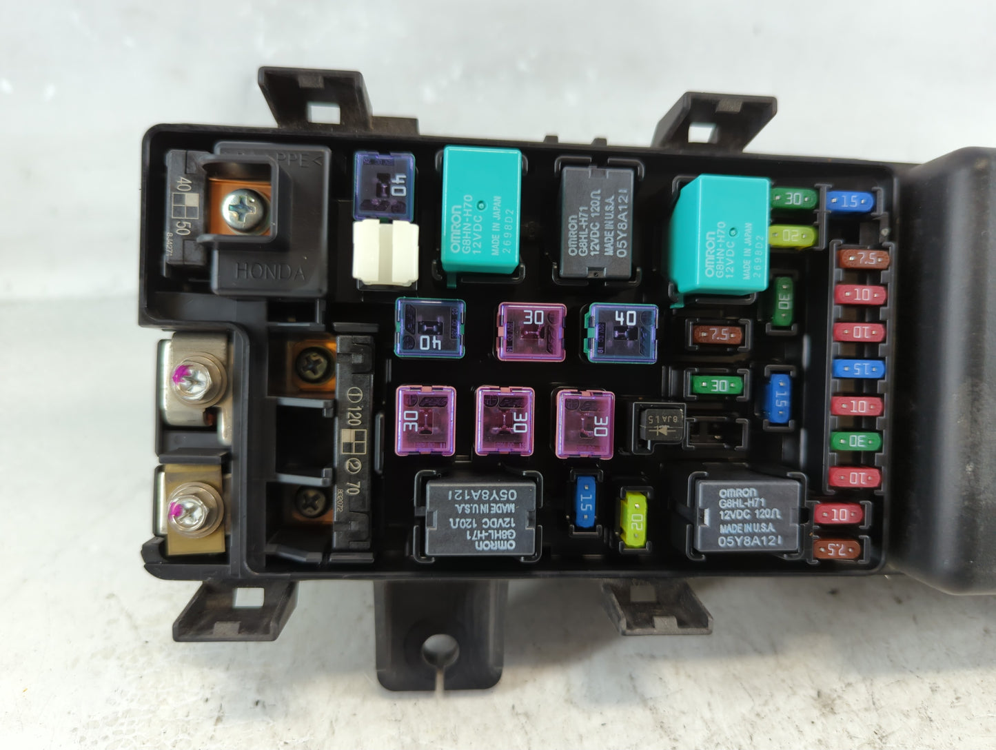 2005-2010 Honda Odyssey Fusebox Fuse Box Panel Relay Module Fits Fits 2005 2006 2007 2008 2009 2010 OEM Used Auto Parts
