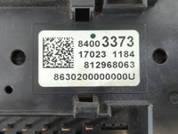 2017 Gmc Acadia Fusebox Fuse Box Panel Relay Module P/N:84003373 Fits OEM Used Auto Parts