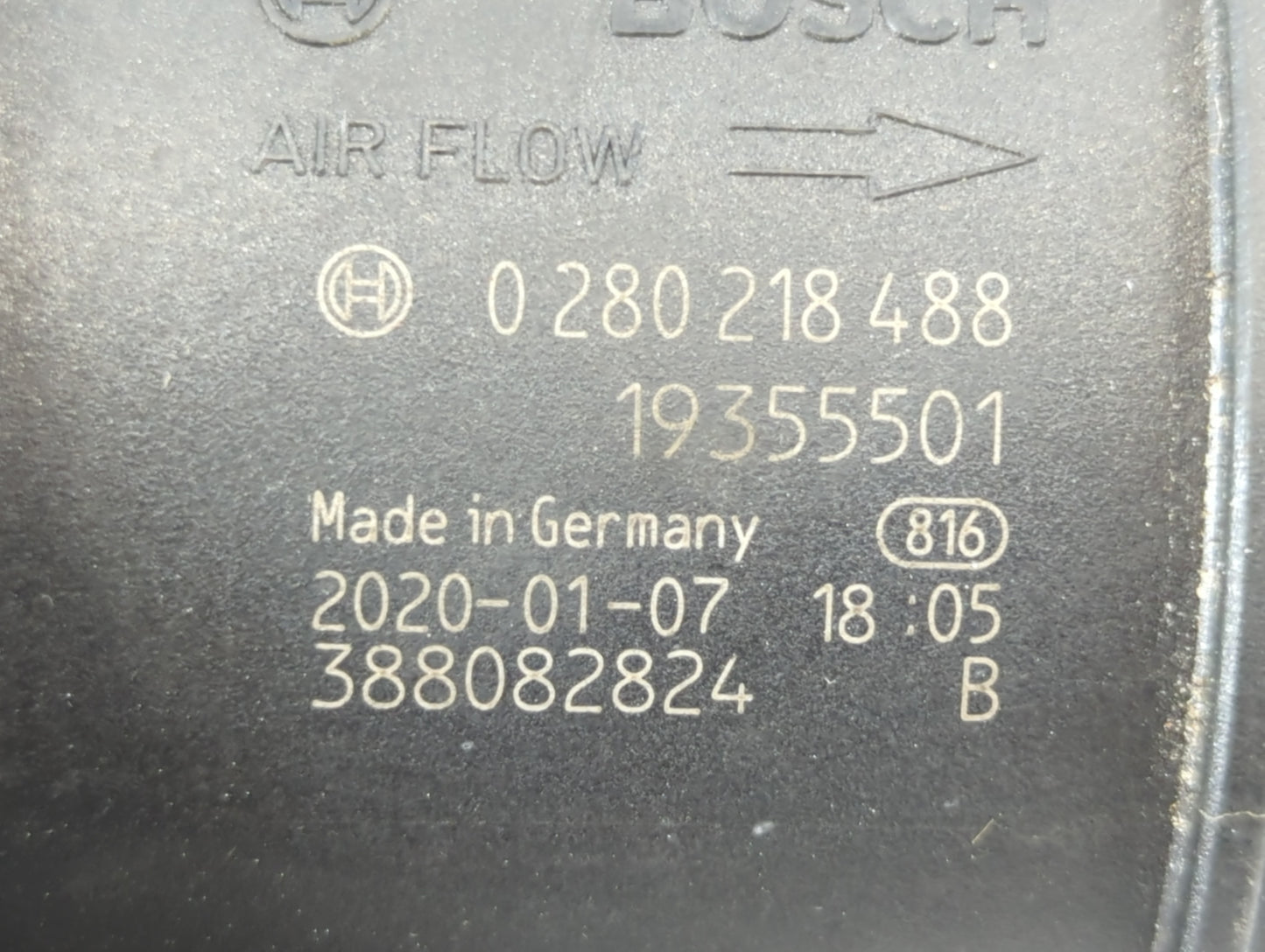 2007-2009 Cadillac Srx Mass Air Flow Meter Maf