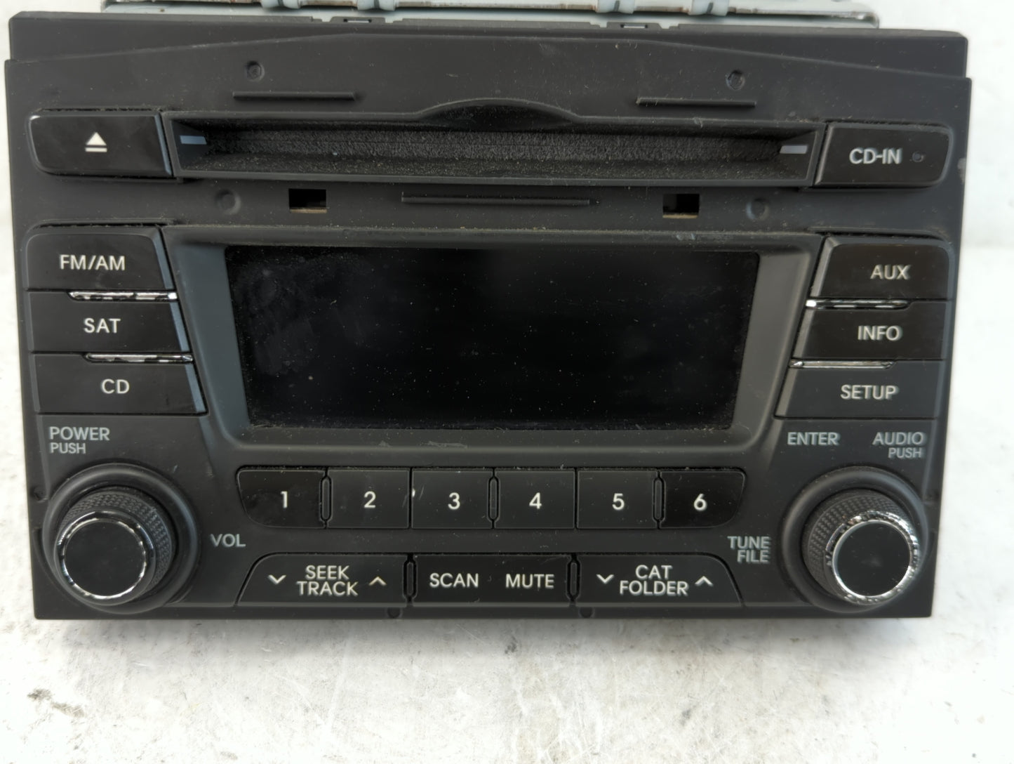 2011-2013 Kia Optima Radio AM FM Cd Player Receiver Replacement P/N:96170-2T651CA Fits Fits 2011 2012 2013 OEM Used Auto Parts - Oemusedautoparts1.com