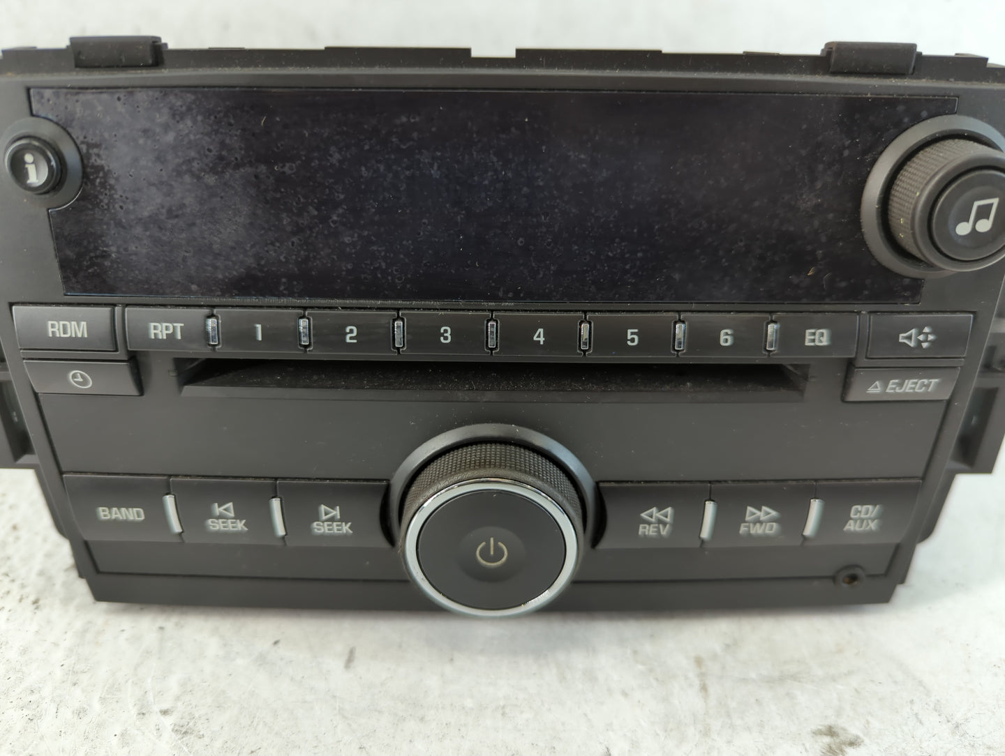 2009-2016 Chevrolet Impala Radio AM FM Cd Player Receiver Replacement P/N:20756283 Fits OEM Used Auto Parts - Oemusedautoparts1.com