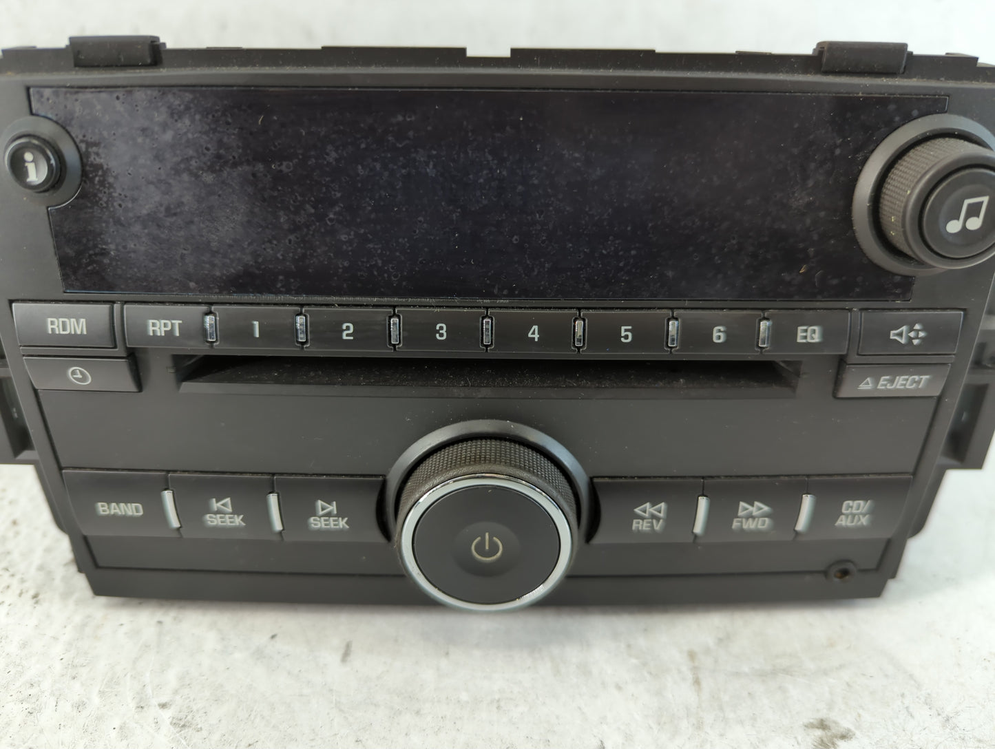 2009-2016 Chevrolet Impala Radio AM FM Cd Player Receiver Replacement P/N:20756283 Fits OEM Used Auto Parts - Oemusedautoparts1.com