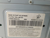2009-2016 Chevrolet Impala Radio AM FM Cd Player Receiver Replacement P/N:20756283 Fits OEM Used Auto Parts - Oemusedautoparts1.com
