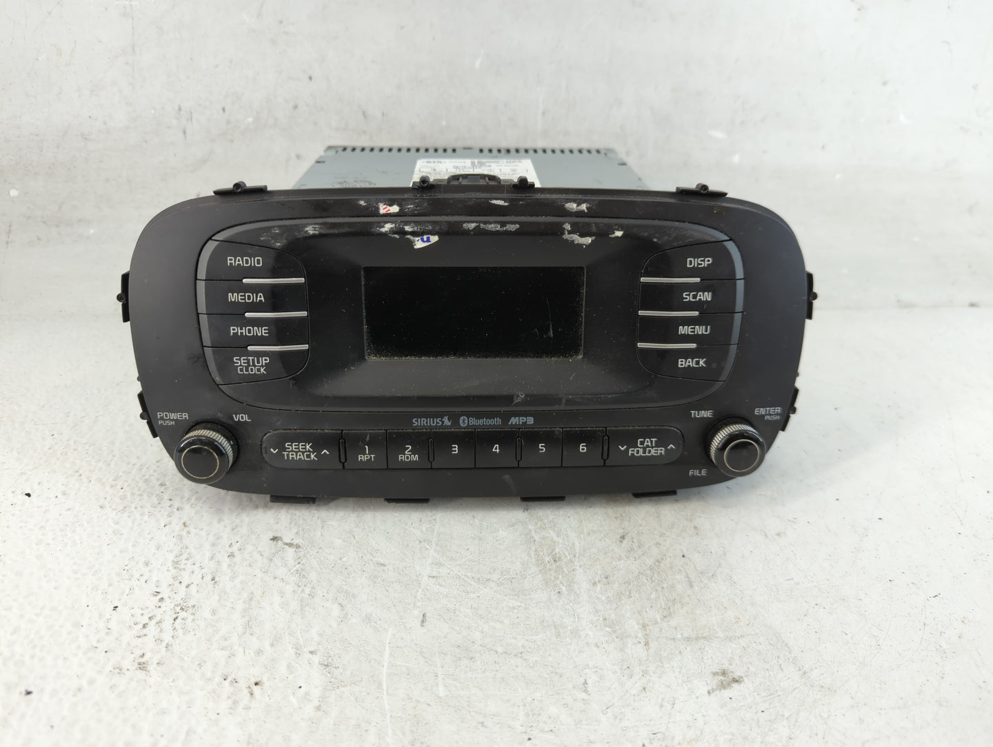 2014-2016 Kia Soul Radio AM FM Cd Player Receiver Replacement P/N:96170-B2090CA Fits Fits 2014 2015 2016 OEM Used Auto Parts - Oemusedautoparts1.com