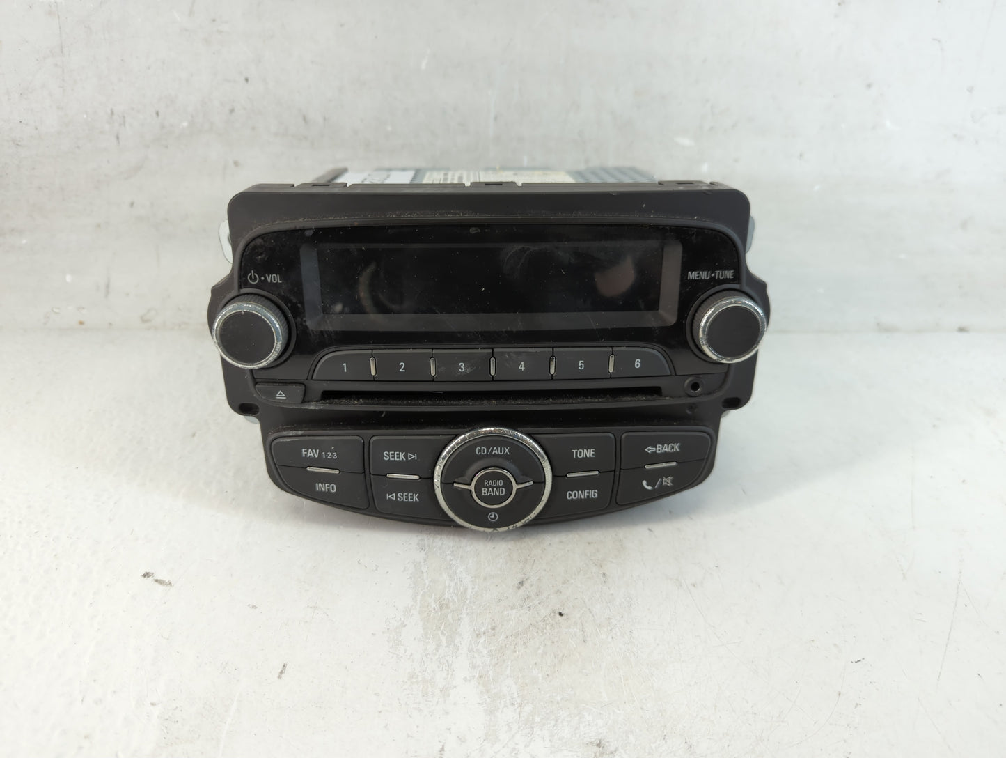 2012 Chevrolet Sonic Radio AM FM Cd Player Receiver Replacement P/N:95179057 Fits OEM Used Auto Parts - Oemusedautoparts1.com