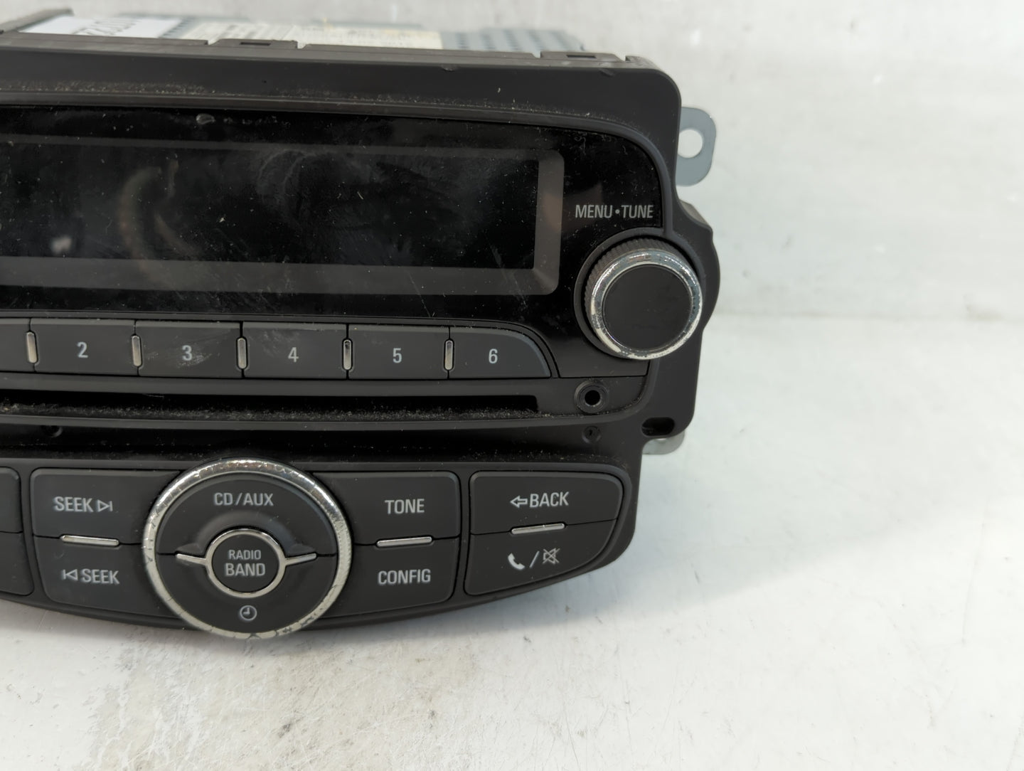 2012 Chevrolet Sonic Radio AM FM Cd Player Receiver Replacement P/N:95179057 Fits OEM Used Auto Parts - Oemusedautoparts1.com