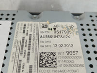 2012 Chevrolet Sonic Radio AM FM Cd Player Receiver Replacement P/N:95179057 Fits OEM Used Auto Parts - Oemusedautoparts1.com