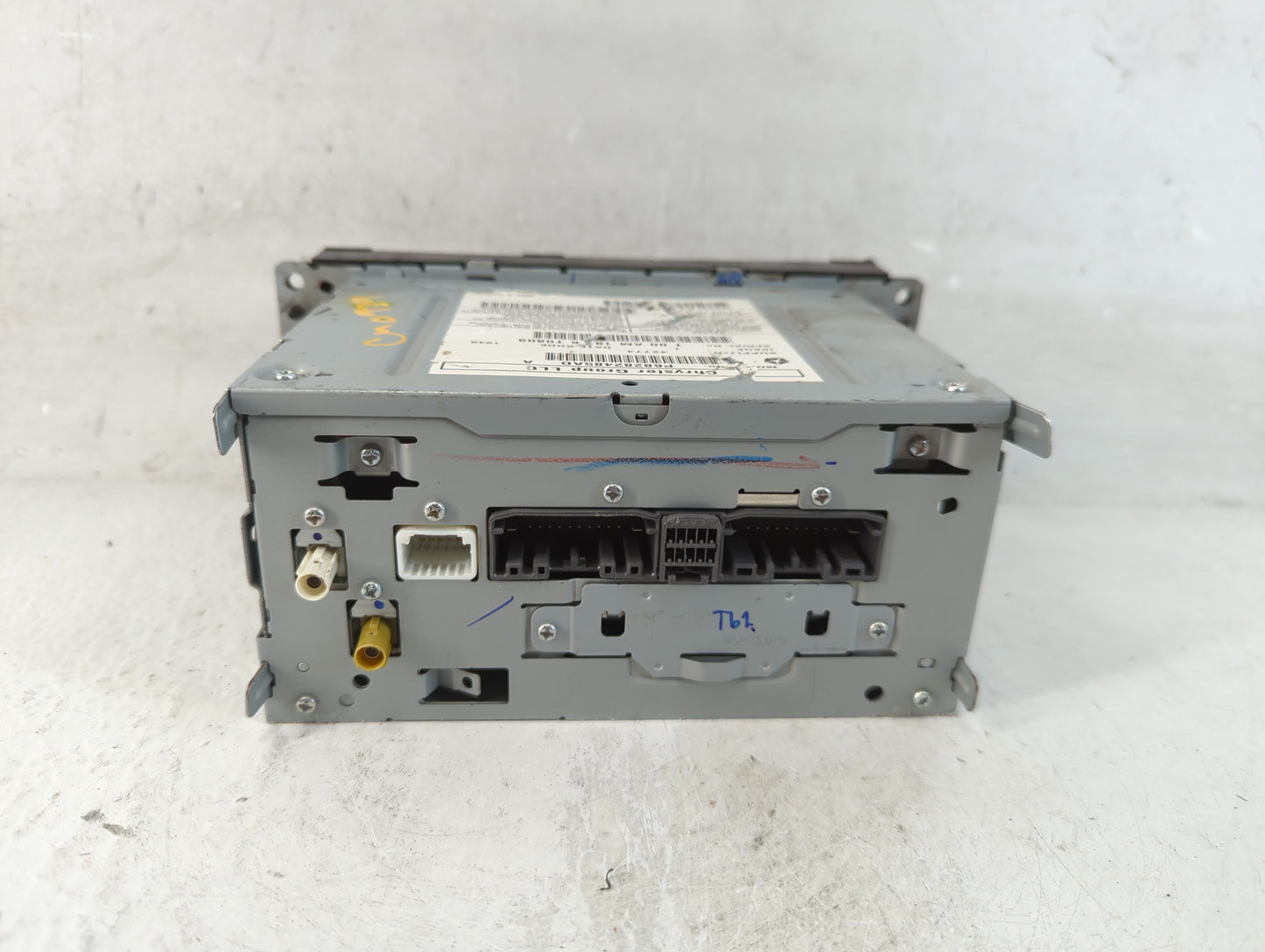 2017 Dodge Caravan Radio AM FM Cd Player Receiver Replacement P/N:P68282485AD Fits Fits 2012 2013 2014 2015 2016 2018 2019 2020 OEM Used Auto Parts - Oemusedautoparts1.com