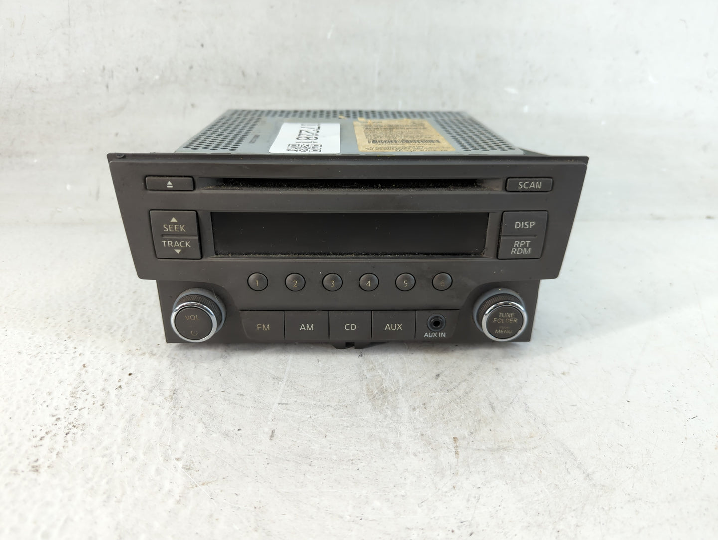 2013-2014 Nissan Sentra Radio AM FM Cd Player Receiver Replacement P/N:28185 3RA2A Fits Fits 2013 2014 OEM Used Auto Parts - Oemusedautoparts1.com