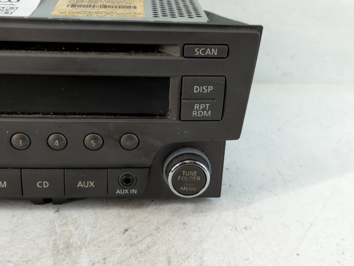 2013-2014 Nissan Sentra Radio AM FM Cd Player Receiver Replacement P/N:28185 3RA2A Fits Fits 2013 2014 OEM Used Auto Parts - Oemusedautoparts1.com