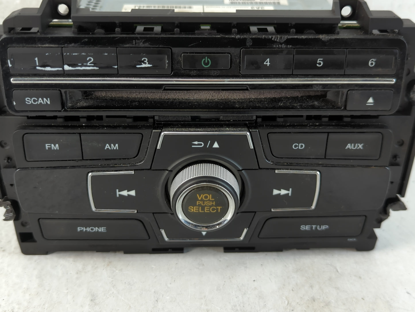 2014-2015 Honda Civic Radio AM FM Cd Player Receiver Replacement P/N:39100-TR3-A314-M1 Fits Fits 2014 2015 OEM Used Auto Parts - Oemusedautoparts1.com
