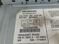 2014-2015 Honda Civic Radio AM FM Cd Player Receiver Replacement P/N:39100-TR3-A314-M1 Fits Fits 2014 2015 OEM Used Auto Parts - Oemusedautoparts1.com