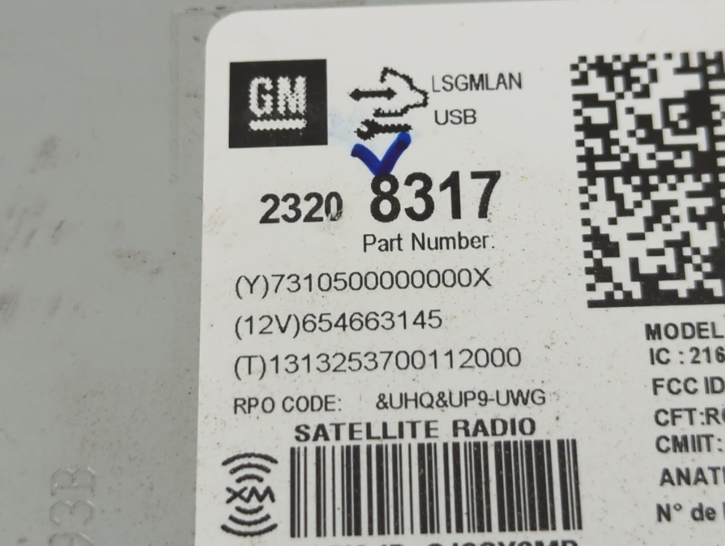 2014 Buick Verano Radio AM FM Cd Player Receiver Replacement P/N:23208317 Fits OEM Used Auto Parts - Oemusedautoparts1.com