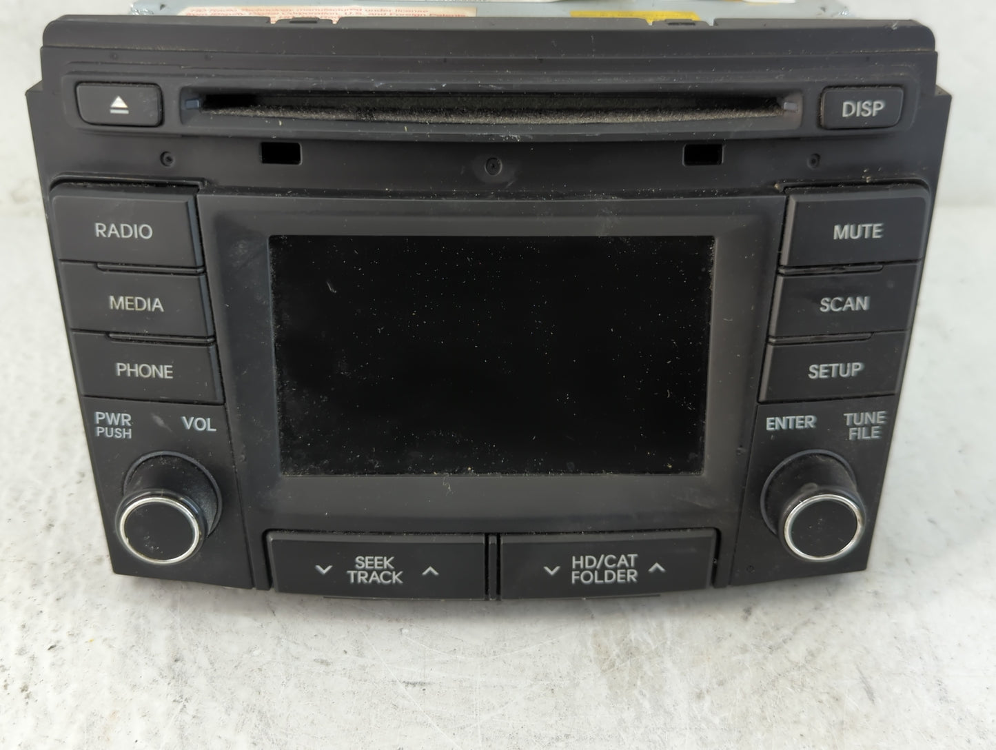 2014-2015 Hyundai Sonata Radio AM FM Cd Player Receiver Replacement P/N:96180-3Q8004X Fits Fits 2014 2015 OEM Used Auto Parts - Oemusedautoparts1.com