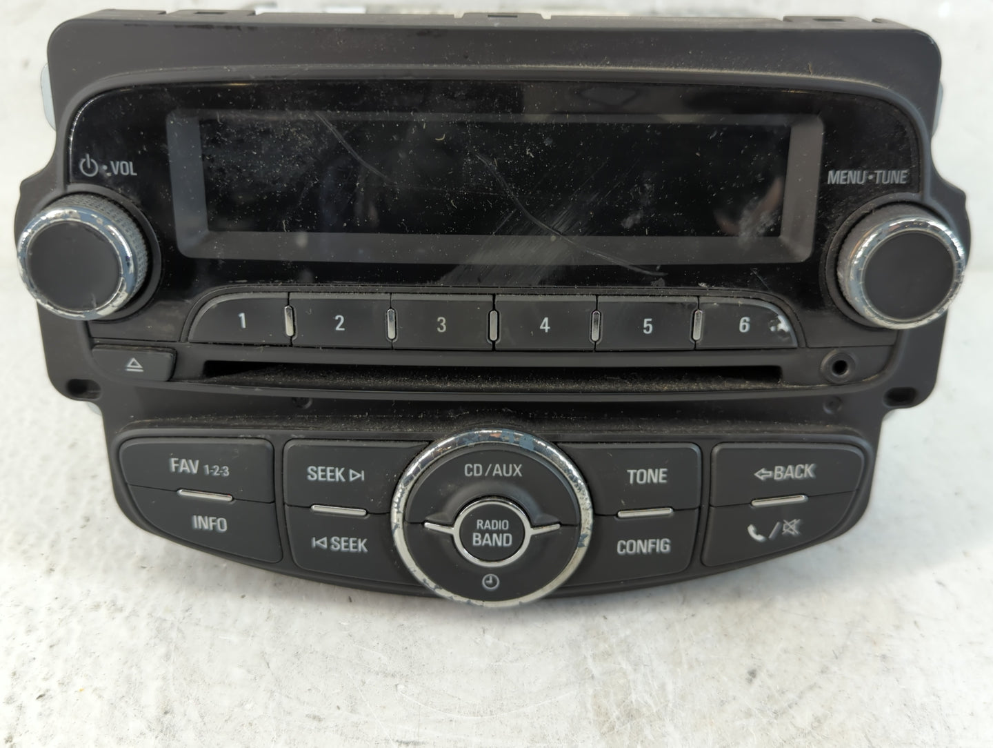 2013 Chevrolet Sonic Radio AM FM Cd Player Receiver Replacement P/N:95315734 95242290 Fits OEM Used Auto Parts - Oemusedautoparts1.com