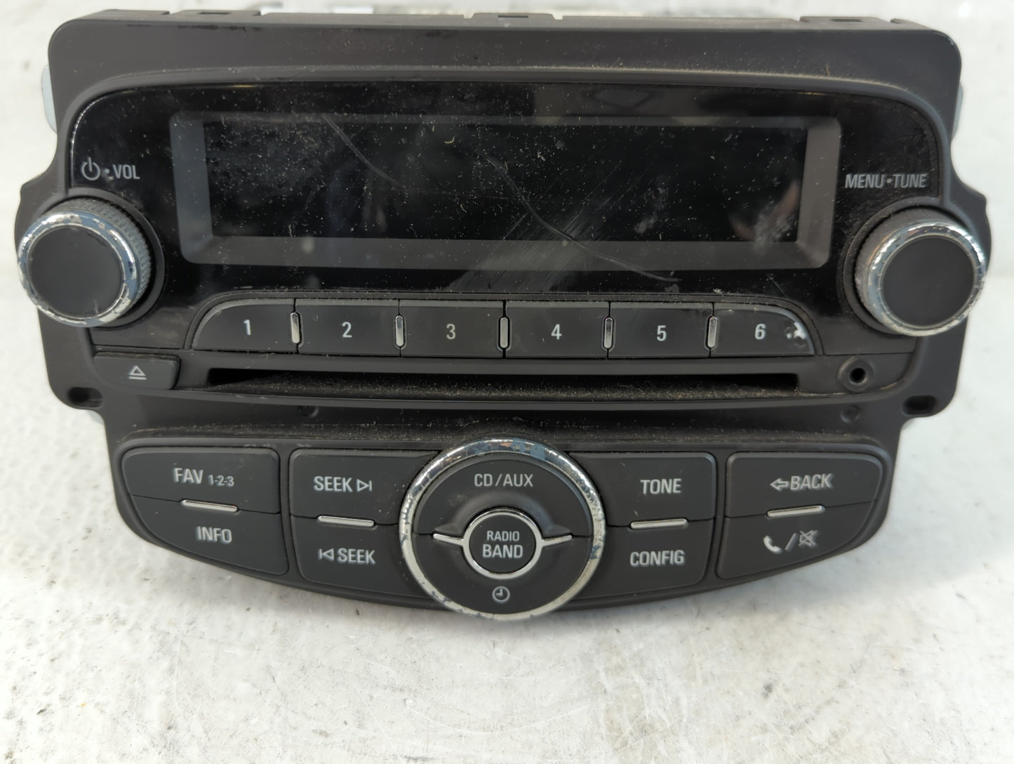 2013 Chevrolet Sonic Radio AM FM Cd Player Receiver Replacement P/N:95315734 95242290 Fits OEM Used Auto Parts - Oemusedautoparts1.com