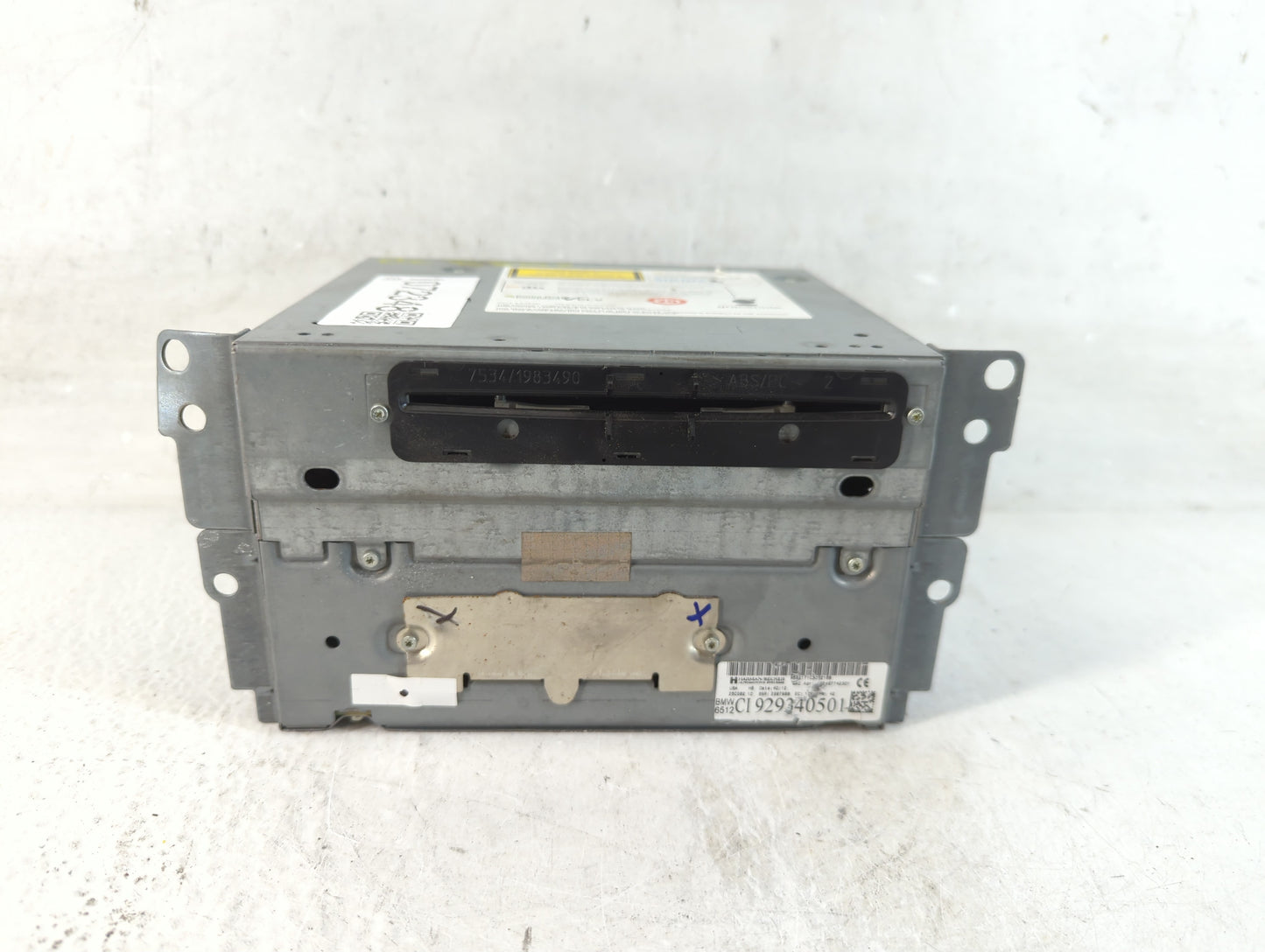 2013-2017 Bmw X3 Radio AM FM Cd Player Receiver Replacement P/N:CI 929340501 Fits Fits 2013 2014 2015 2016 2017 OEM Used Auto Parts - Oemusedautoparts1.com