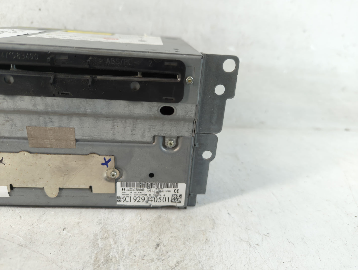 2013-2017 Bmw X3 Radio AM FM Cd Player Receiver Replacement P/N:CI 929340501 Fits Fits 2013 2014 2015 2016 2017 OEM Used Auto Parts - Oemusedautoparts1.com