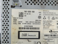 2016 Volkswagen Passat Radio AM FM Cd Player Receiver Replacement P/N:561 035 150 Fits Fits 2013 2014 2015 2017 OEM Used Auto Parts - Oemusedautoparts1.com