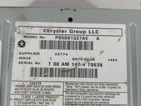 2014 Dodge Caravan Radio AM FM Cd Player Receiver Replacement P/N:P05091327AE Fits Fits 2012 2013 2015 2016 2017 2018 2019 2020 OEM Used Auto Parts - Oemusedautoparts1.com