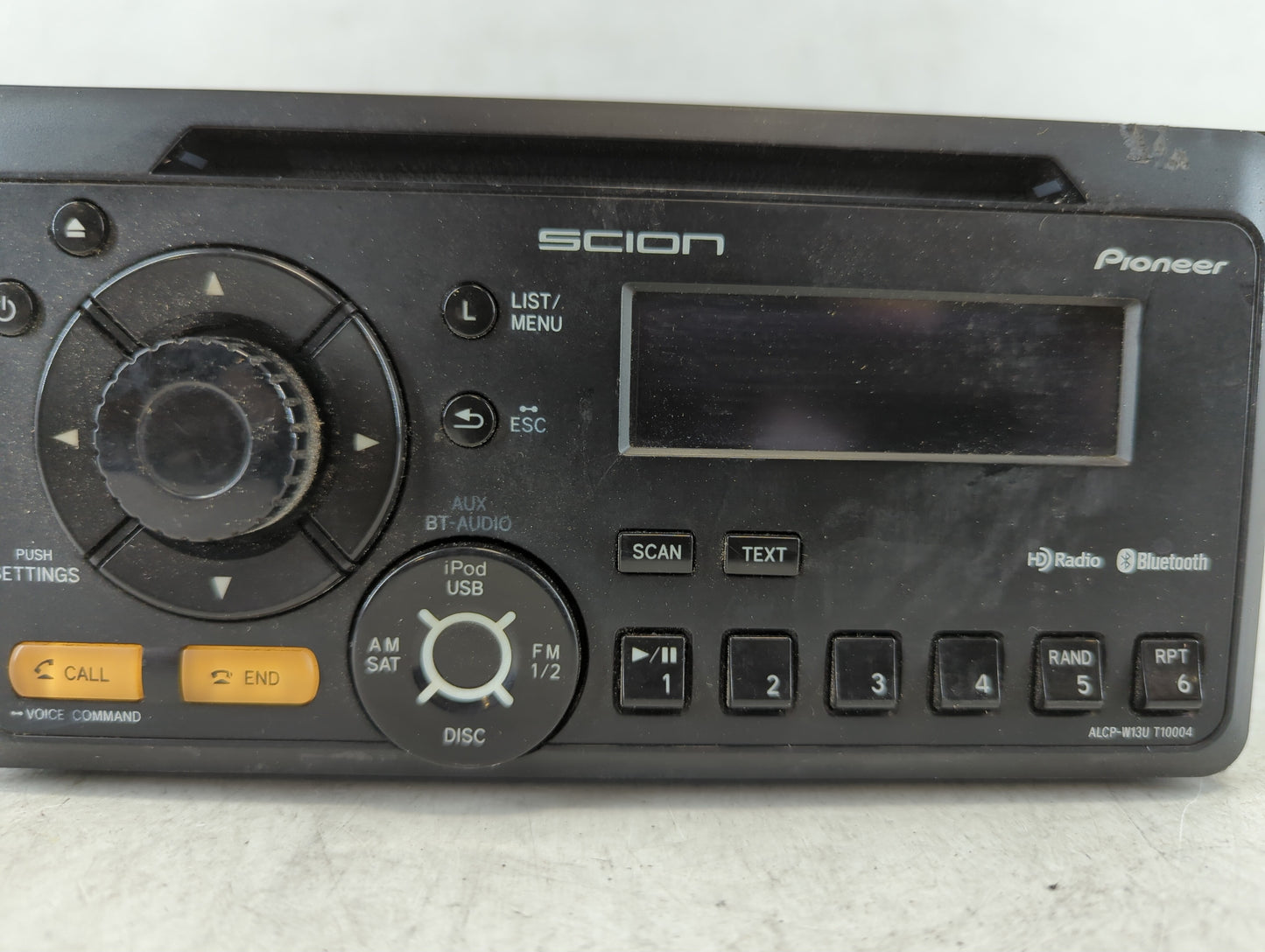 2013-2015 Scion Fr-S Radio AM FM Cd Player Receiver Replacement P/N:PT546-00130 Fits Fits 2012 2013 2014 2015 2016 OEM Used Auto Parts - Oemusedautoparts1.com