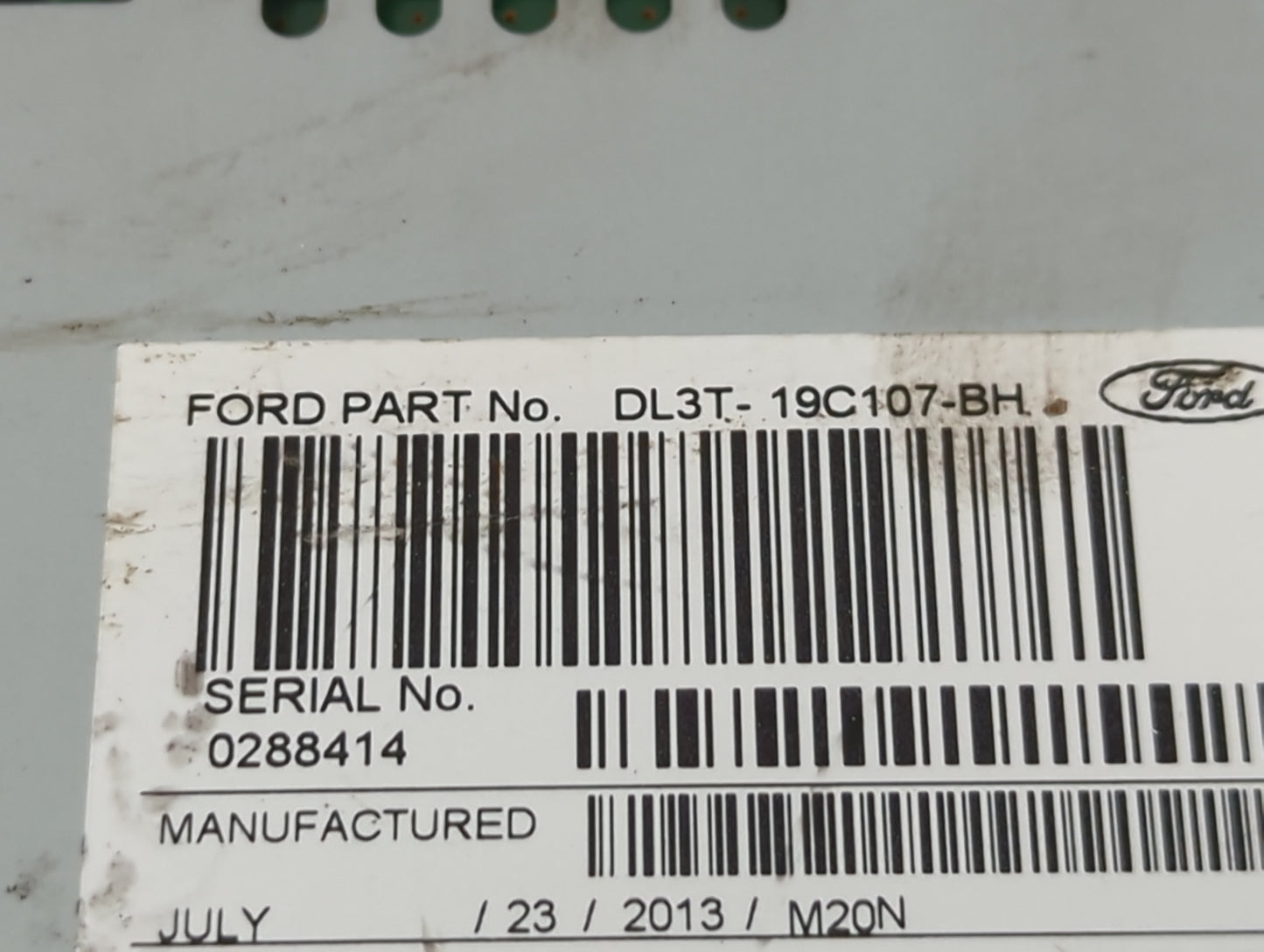 2023 Ford F-150 Radio AM FM Cd Player Receiver Replacement P/N:DL3T-19C107-BH Fits OEM Used Auto Parts - Oemusedautoparts1.com