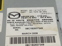2008 Mazda Cx-9 Radio AM FM Cd Player Receiver Replacement P/N:TD76 66 ARX 14797337 Fits OEM Used Auto Parts - Oemusedautoparts1.com