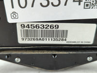 2011 Chevrolet Cruze Radio AM FM Cd Player Receiver Replacement P/N:94563269 Fits OEM Used Auto Parts - Oemusedautoparts1.com