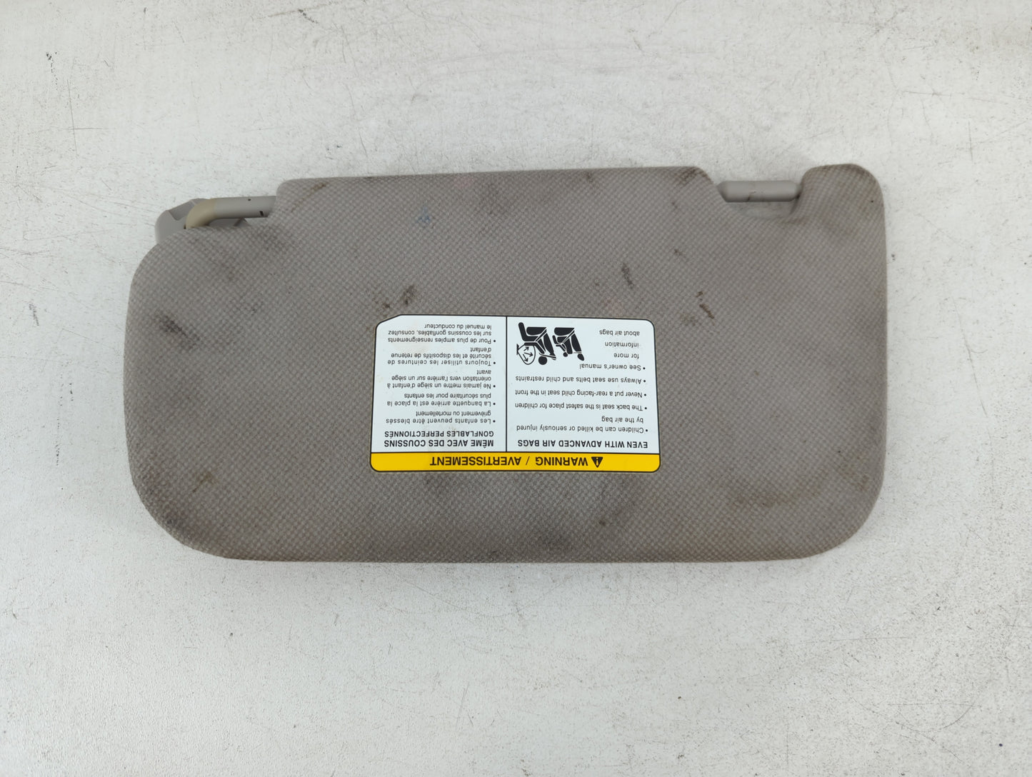 2013-2019 Nissan Sentra Sun Visor Shade Replacement Passenger Right Mirror Fits Fits 2012 2013 2014 2015 2016 2017 2018 2019 OEM Used Auto Parts - Oemusedautoparts1.com