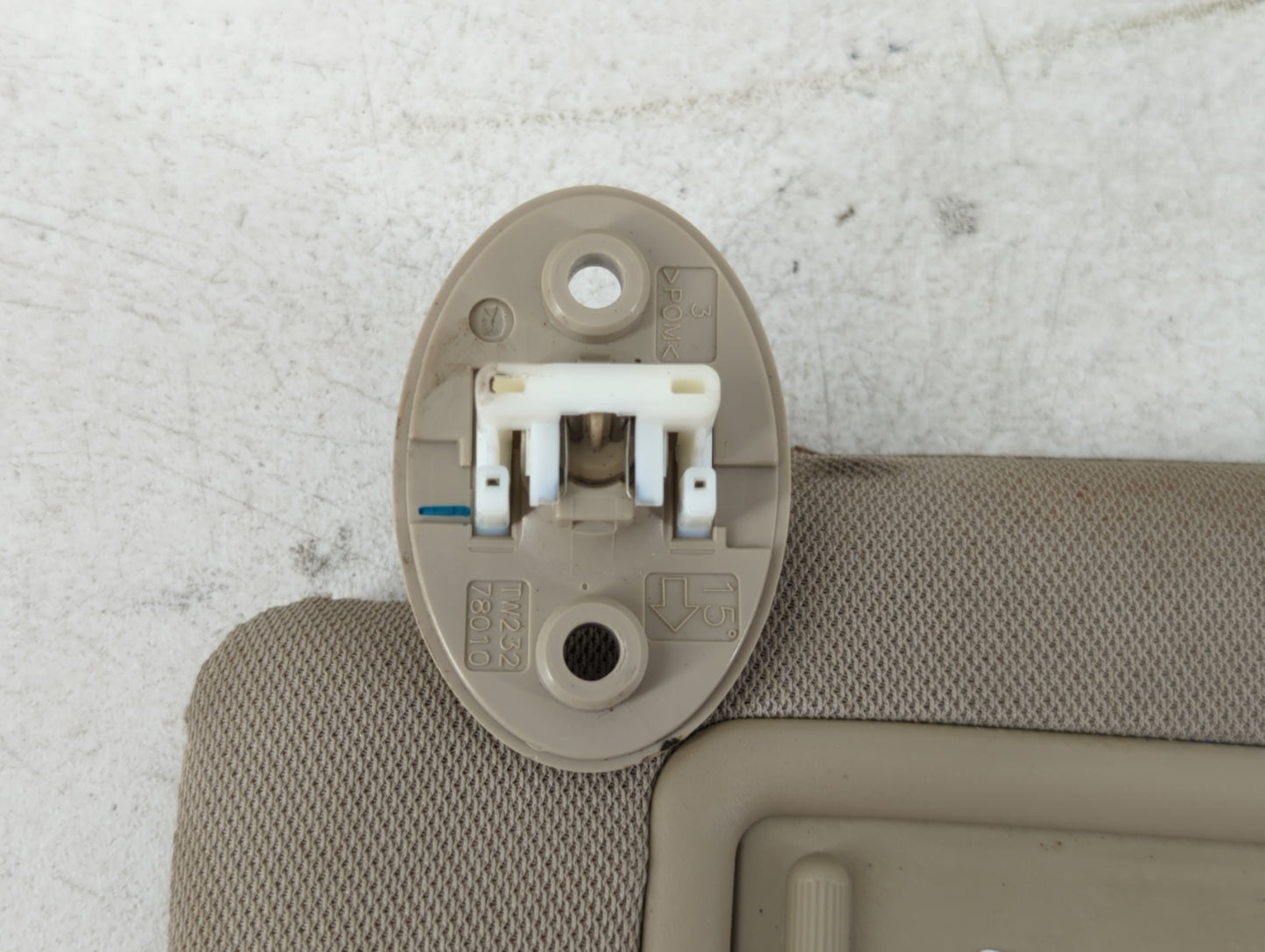 2012-2017 Toyota Camry Sun Visor Shade Replacement Driver Left Mirror Fits Fits 2012 2013 2014 2015 2016 2017 OEM Used Auto Parts