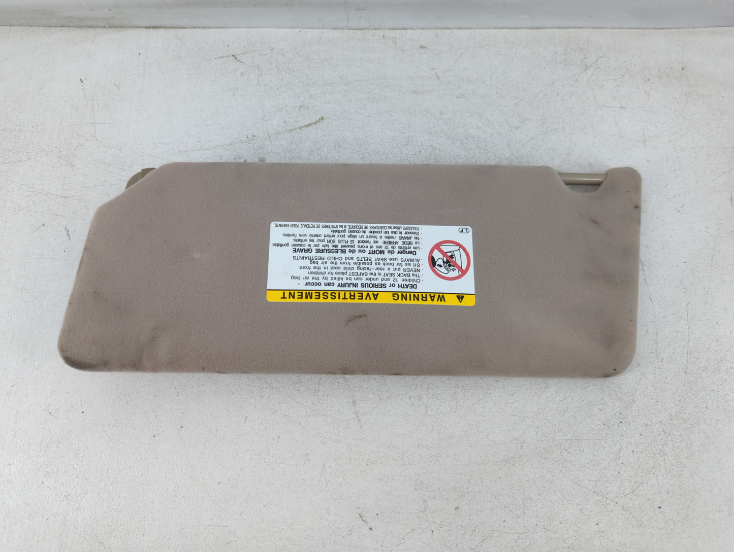 2002-2006 Toyota Camry Sun Visor Shade Replacement Passenger Right Mirror Fits Fits 2002 2003 2004 2005 2006 OEM Used Auto Parts