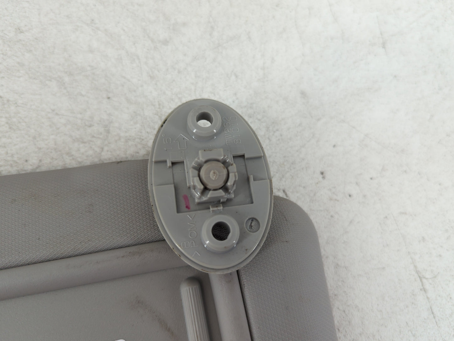 2014-2016 Toyota Corolla Sun Visor Shade Replacement Passenger Right Mirror Fits Fits 2014 2015 2016 OEM Used Auto Parts