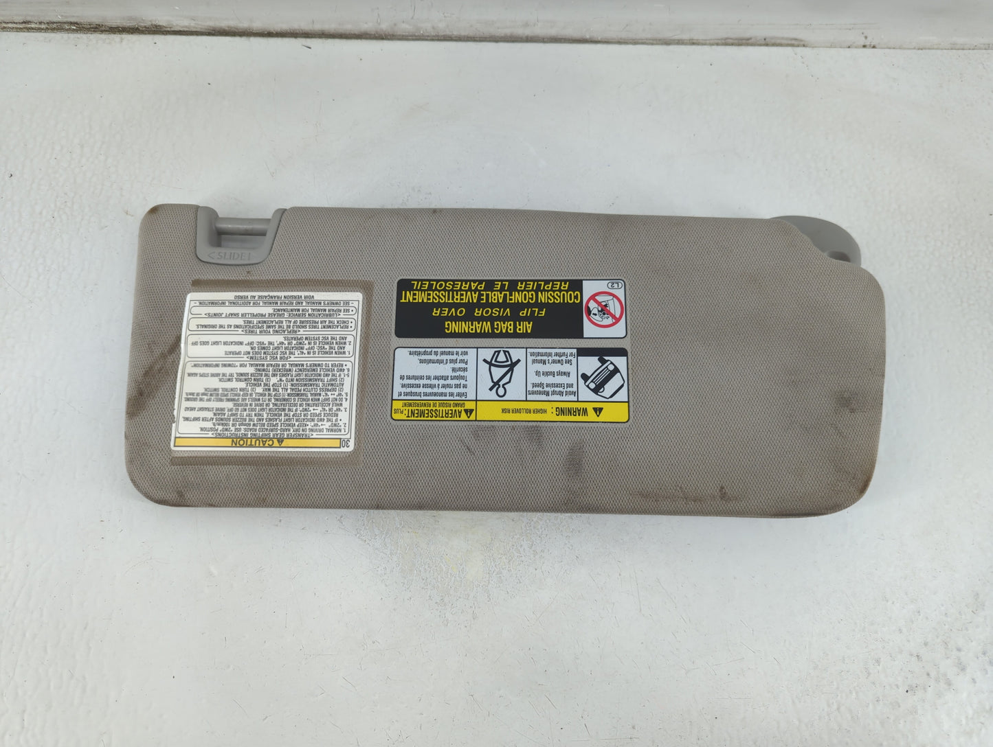 2016-2022 Toyota Tacoma Sun Visor Shade Replacement Driver Left Mirror Fits Fits 2016 2017 2018 2019 2020 2021 2022 OEM Used Auto Parts