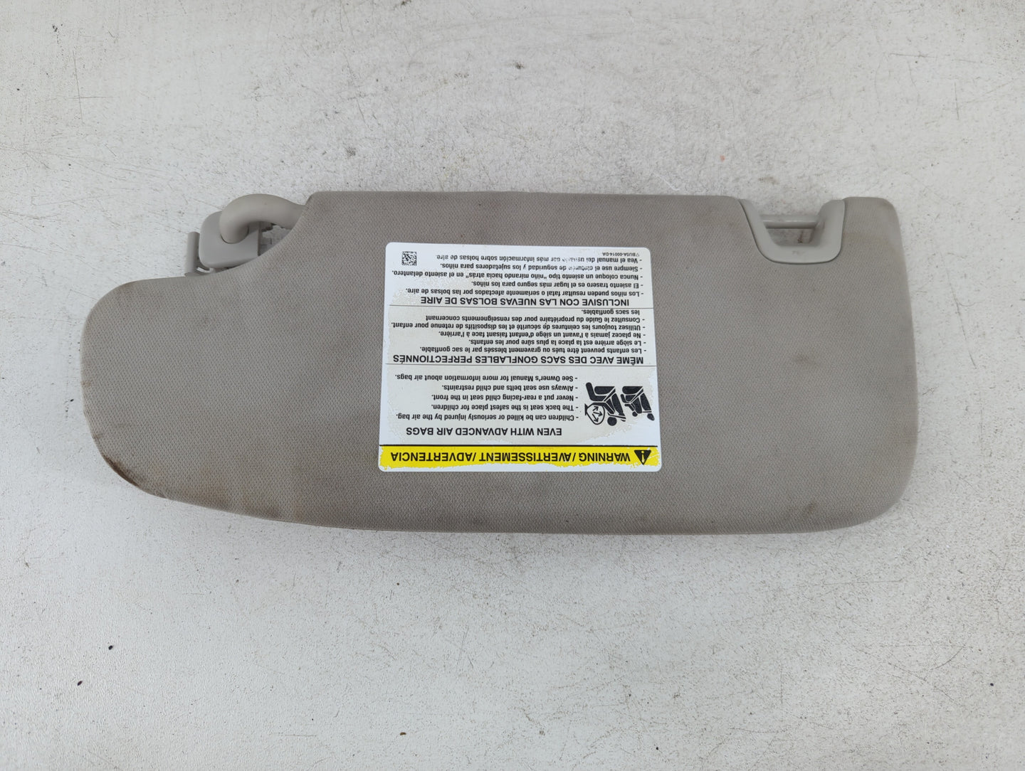 2015-2016 Ford Fusion Sun Visor Shade Replacement Driver Left Mirror Fits Fits 2015 2016 OEM Used Auto Parts - Oemusedautoparts1.com