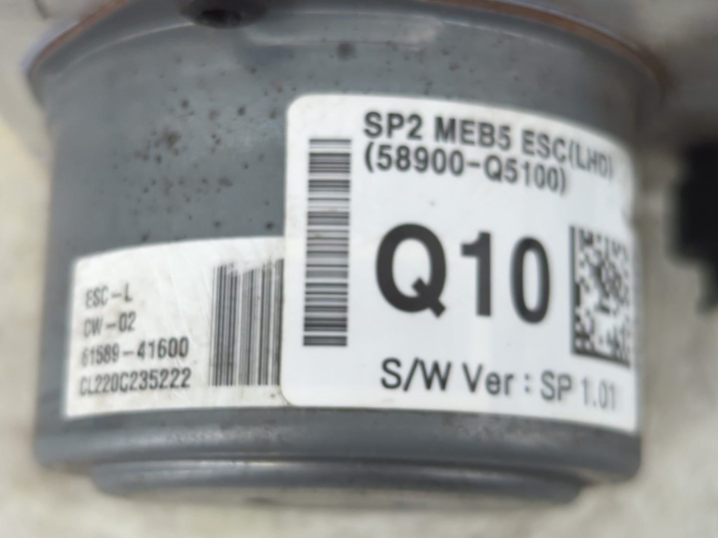 2021-2022 Kia Seltos ABS Pump Control Module Replacement P/N:58910-Q5100 Fits Fits 2021 2022 OEM Used Auto Parts - Oemusedautoparts1.com