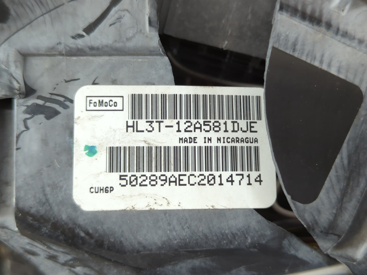 2017 Ford F-150 Fusebox Fuse Box Panel Relay Module P/N:HL3T-12A581D JE HL3T-12A581DEG Fits OEM Used Auto Parts - Oemusedautoparts1.com