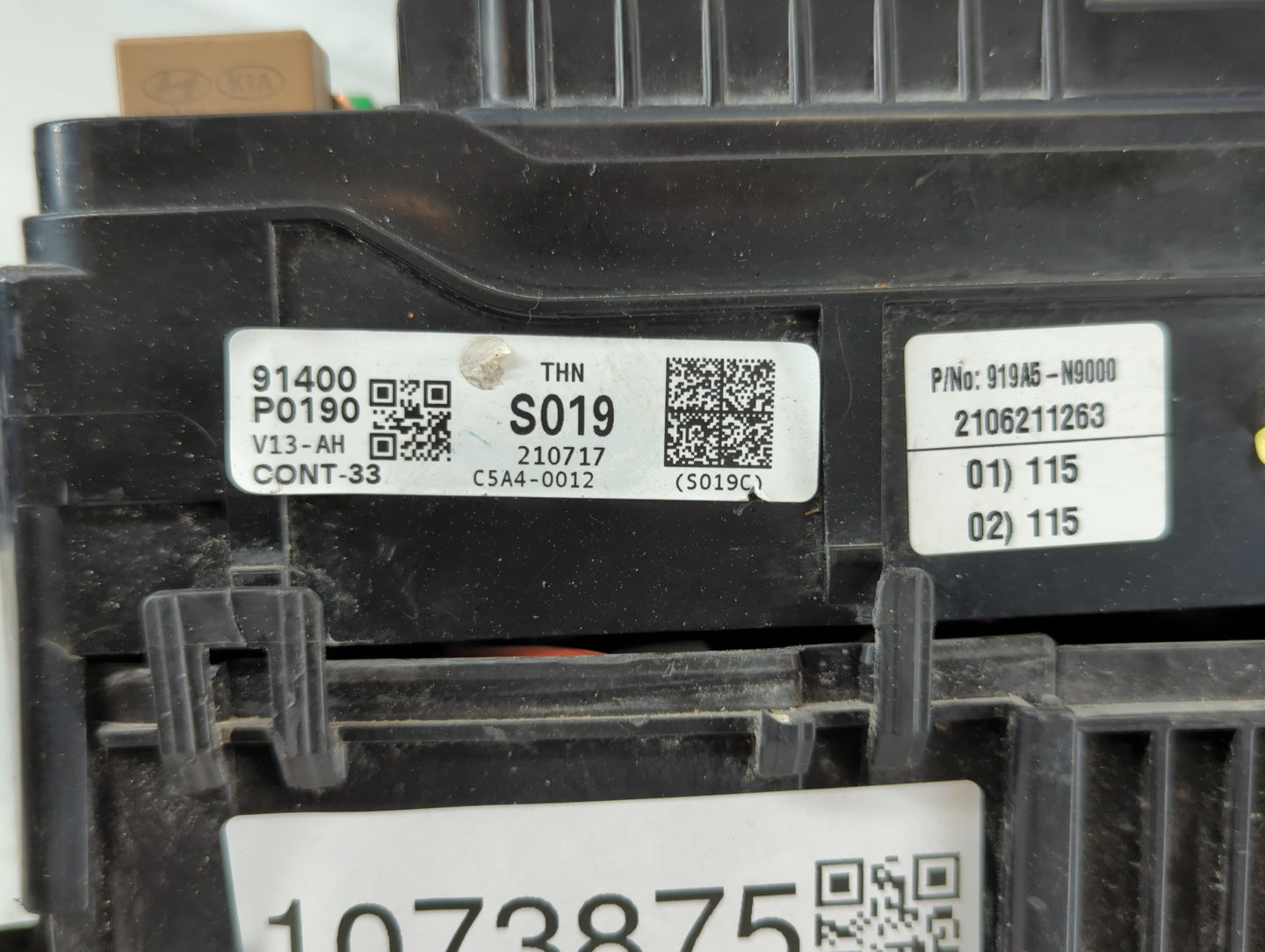 2022 Hyundai Tucson Fusebox Fuse Box Panel Relay Module P/N:91400 P0190 Fits OEM Used Auto Parts - Oemusedautoparts1.com