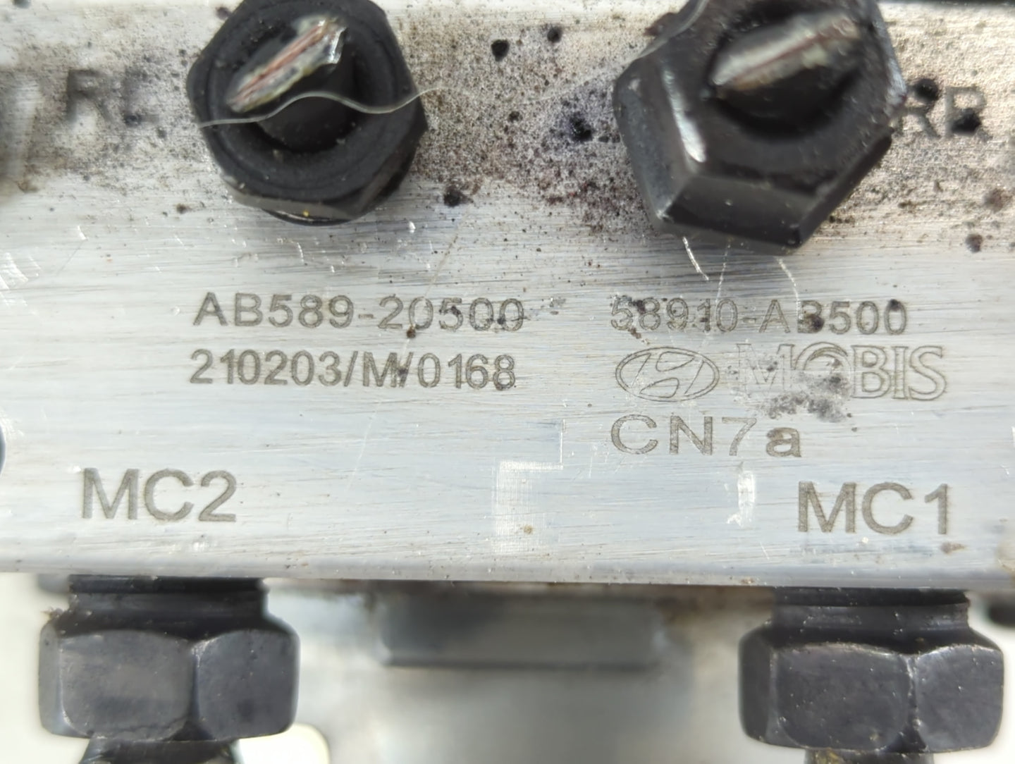 2021-2022 Hyundai Elantra ABS Pump Control Module Replacement P/N:61589-41600 58900-AA500 Fits Fits 2021 2022 OEM Used Auto Parts - Oemusedautoparts1.com