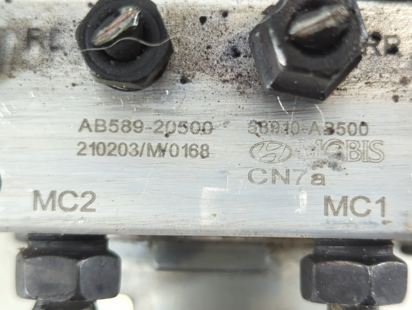 2021-2022 Hyundai Elantra ABS Pump Control Module Replacement P/N:61589-41600 58900-AA500 Fits Fits 2021 2022 OEM Used Auto Parts - Oemusedautoparts1.com