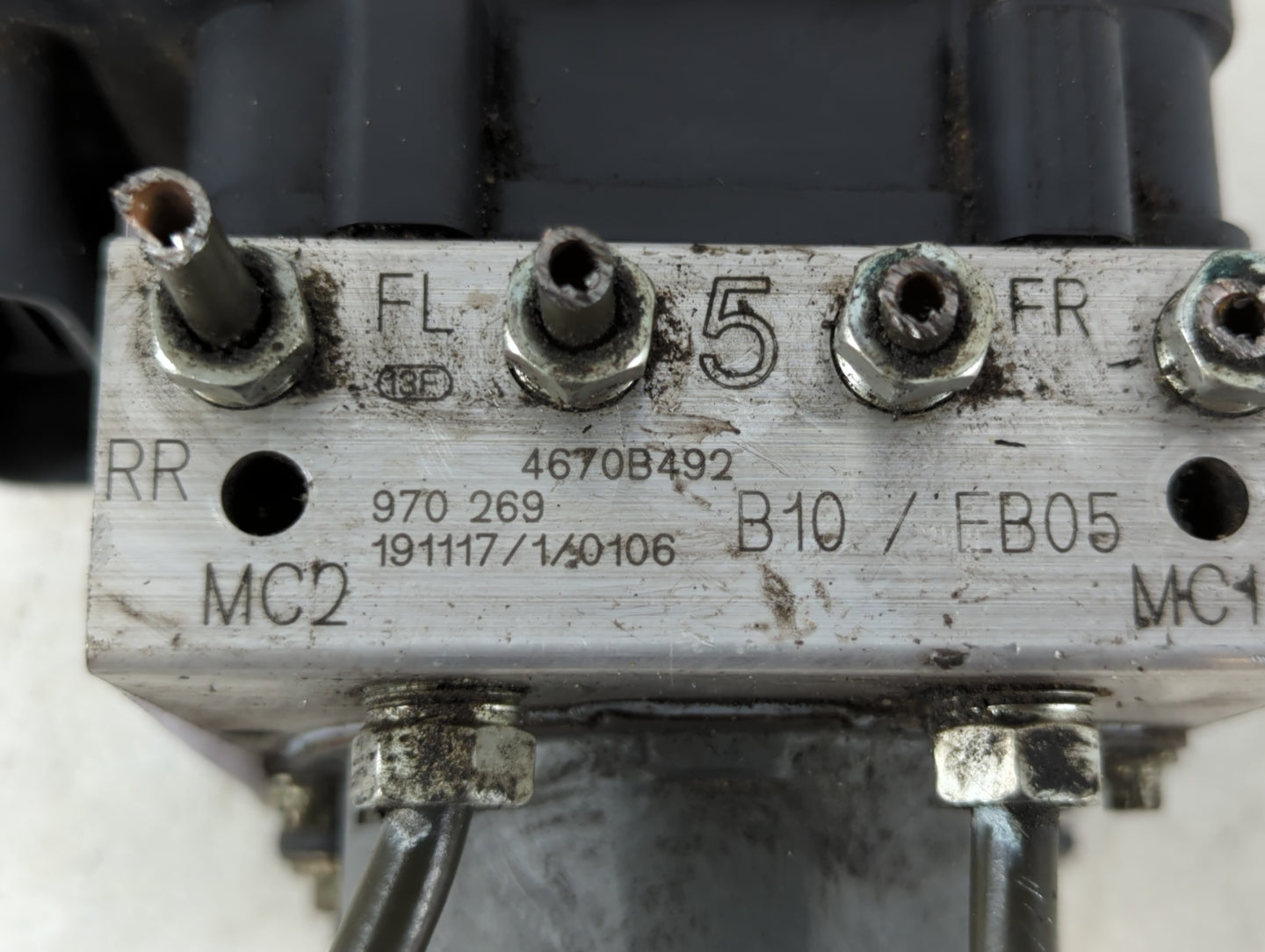 2020 Mitsubishi Mirage ABS Pump Control Module Replacement P/N:4670B492 Fits OEM Used Auto Parts - Oemusedautoparts1.com