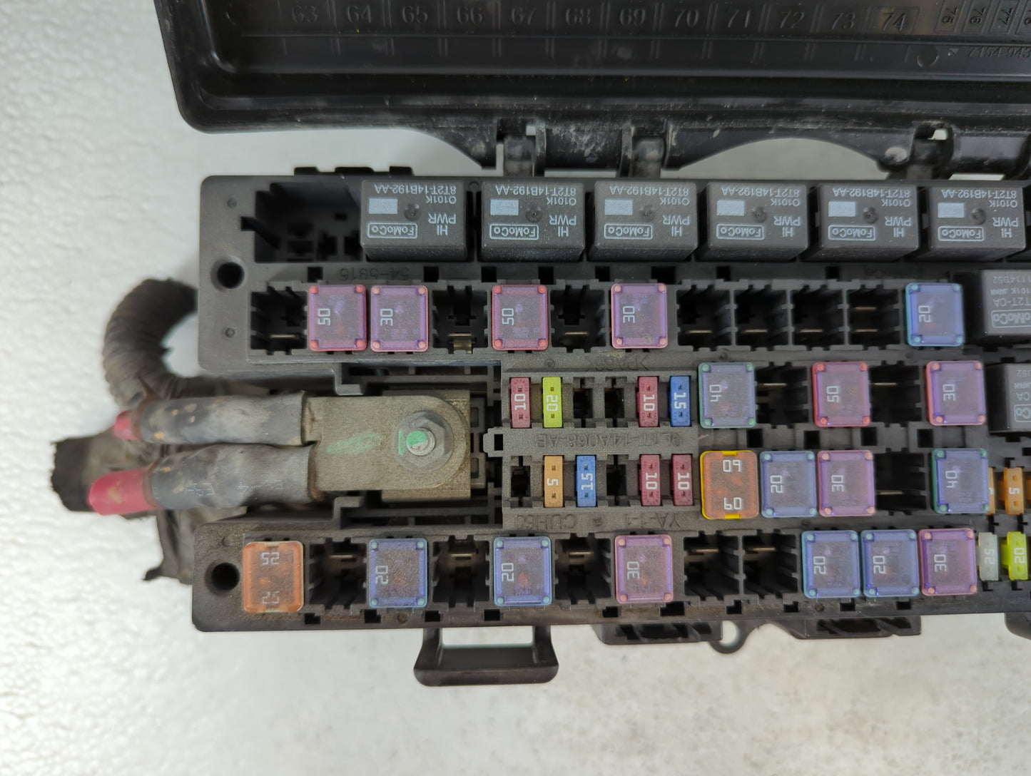 2011-2014 Ford F-150 Fusebox Fuse Box Panel Relay Module P/N:DL3T-12A581 CAH 82662-12370 Fits Fits 2011 2012 2013 2014 OEM Used Auto Parts - Oemusedautoparts1.com