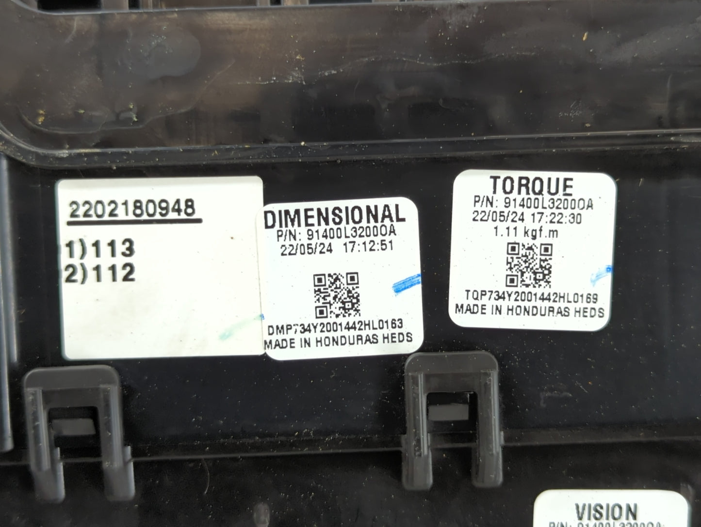 2021 Kia K5 Fusebox Fuse Box Panel Relay Module P/N:2202180948 91400L32000A Fits OEM Used Auto Parts