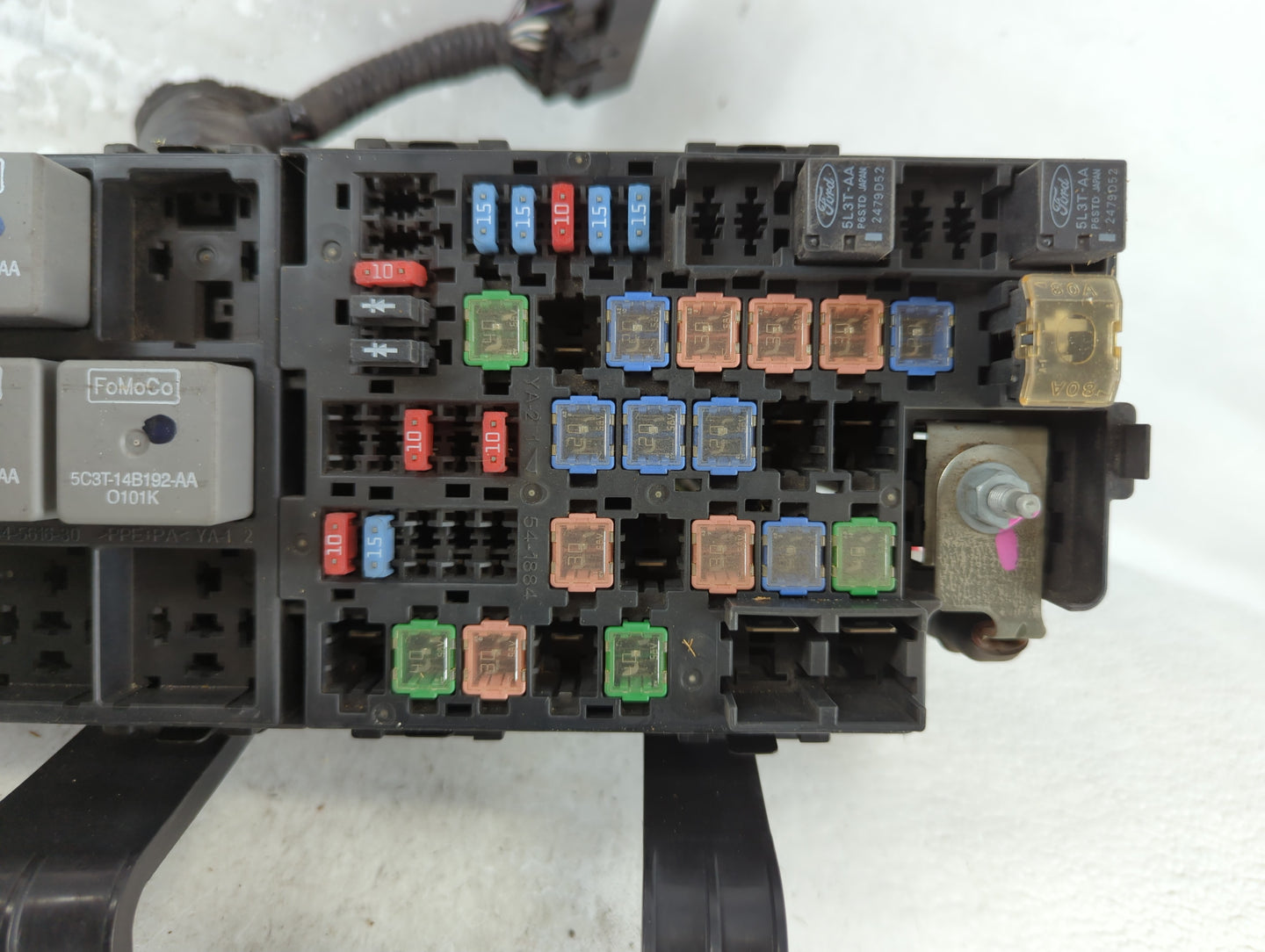 2007-2010 Lincoln Mkz Fusebox Fuse Box Panel Relay Module P/N:AH6T-14290-A Fits Fits 2007 2008 2009 2010 OEM Used Auto Parts - Oemusedautoparts1.com
