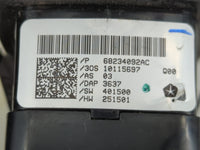 2017-2022 Chrysler Pacifica Master Power Window Switch Replacement Driver Side Left P/N:68234092AC Fits OEM Used Auto Parts